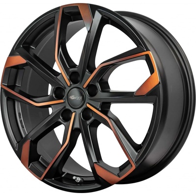 BROCK RC34 8,5x20 5x112 ET38 matt black orange