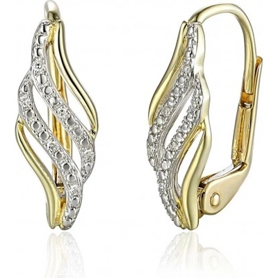 Gems Diamantové náušnice Virginia v kombinovaném zlatě Patent dámský 585-38-3-8065.2ZB0.0.00.HSISC.000.08