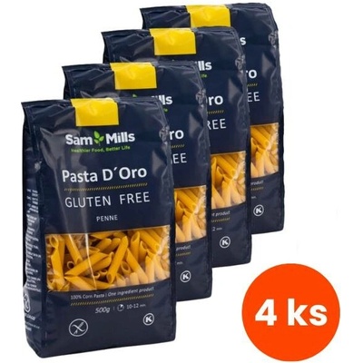 Sam Mills Kukuřičné těstoviny penne 4 x 0,5 kg
