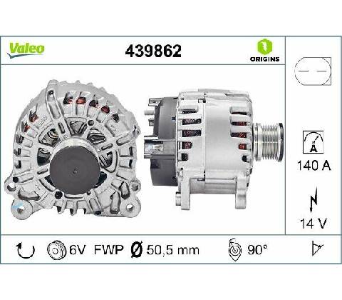 generátor VALEO 439862