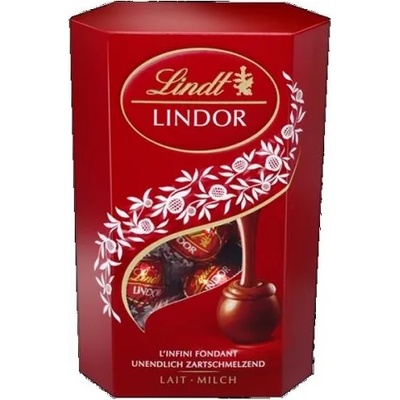 Lindt Шоколадови бонбони Lindt Lindor млечен 200гр