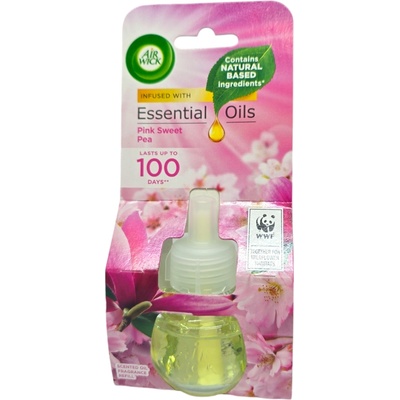 Air Wick електрически ароматизатор, Пълнител, Pink sweet Pea, 19мл