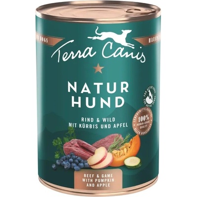Terra Canis Naturhund Говеждо и Дивеч 400 г