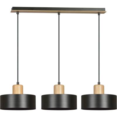 Пендел TORIN 3xE27/15W/230V черен (EB0001)