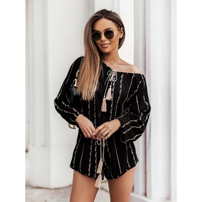 Jumpsuit black Cocomore amgKB1405.R21 čierny
