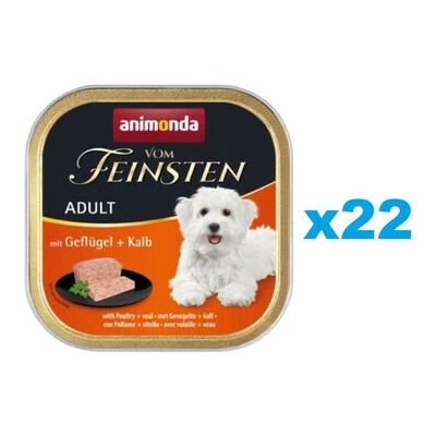 Animonda Vom feinsten Adult classic hydina teľacie 22 x 150 g