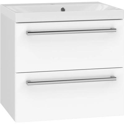 EBS Pure skříňka s umyvadlem 61 cm, bílá 1 set