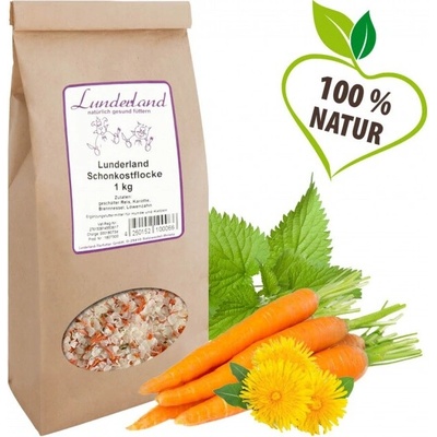 Lunderland Diétne vločky 20 % zeleniny 1 kg