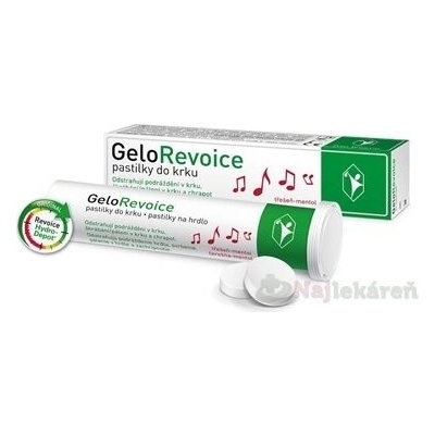 GeloRevoice pastilky do krku třešeň-mentol 20ks