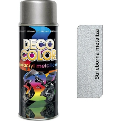 Deco color Metallic strieborný 400ml
