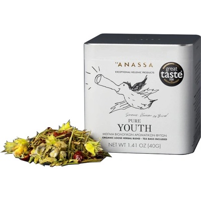Anassa Organic Tea Bylinkový čaj Pure youth 40 g