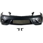  Предна броня за Mercedes C-class W204 (2007-2011) - AMG look - без халогени
