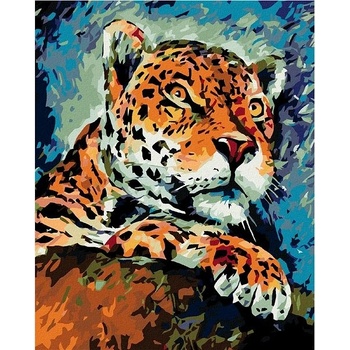 Maľovanie podľa čísel Číhajúci gepard