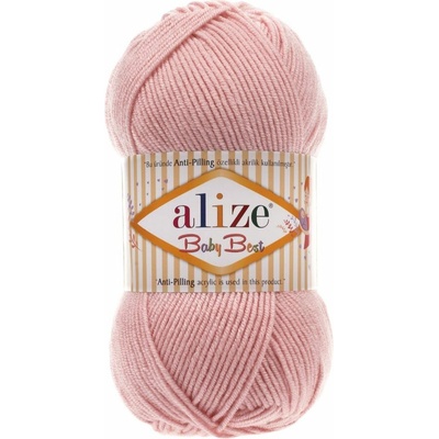 Alize příze Baby Best 161 cukrová růžová