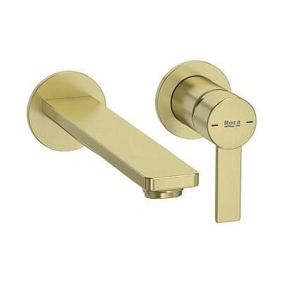 Roca Смесител за вграждане за умивалник, Targa, brushed brass (A5A355FVA0)