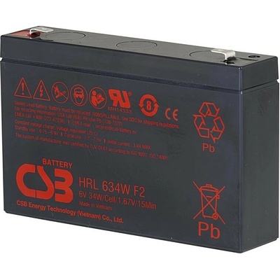 Eaton CSB 6V 9 Ah BAT-CSB-HRL634WF2