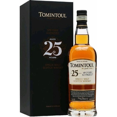Tomintoul 25y 43% 0,7 l (kazeta)