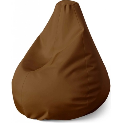 Sablio Sedací vak Pear Hnědá Sablio 70 x 95 x 15 cm