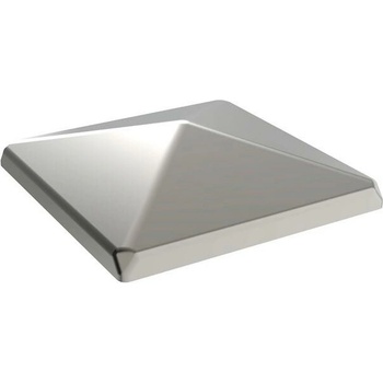 EKOfence Krytka na plotový stĺpik, pozinkovaná 60x60, h18, t1,2mm, Zn 9022