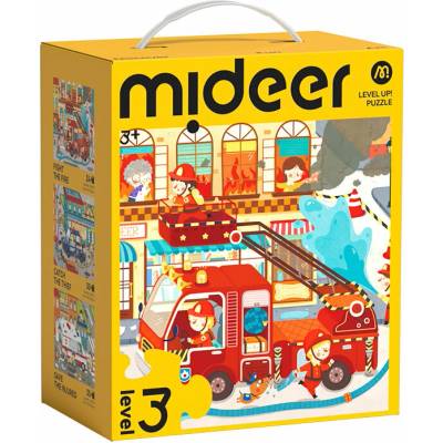 Mideer LEVEL UP! 03 Člověk v tísni 3v1 24 30 a 35 dílků