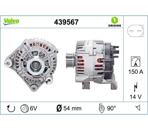 Alternátor VALEO 439567