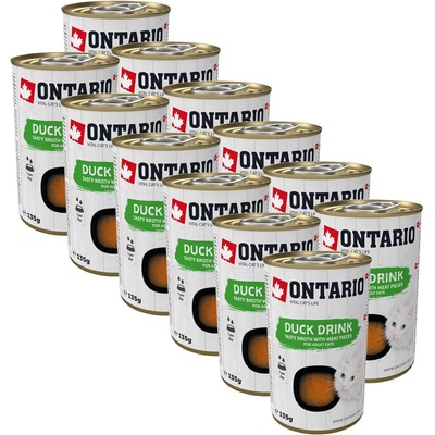 ONTARIO Cat патица напитка 12 x 135 г