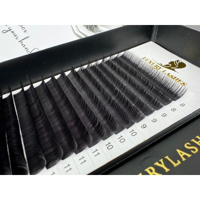 Luxury Lashes Classic 0,15 Zakřivení umělých řas: C, Délka umělých řas: Mix délek 8-13 mm