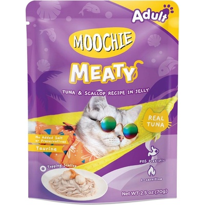 Moochie Tuniak a mušle v želé 70 g