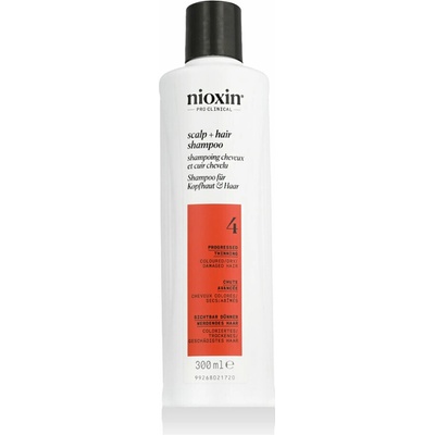 Nioxin System 4 Scalp + Hair starostlivosť o farbené, viditeľne rednúce vlasy 300 ml