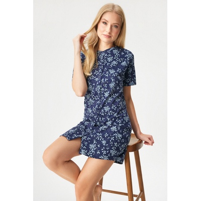 Astratex Дамска памучна нощница Joanna къса (AST_2021_kos)