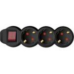Somogyi Elektronic 3 Plug 3 m Switch (NV 3K-3/BK/1,5)