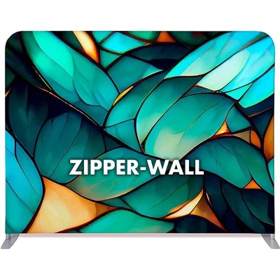 Jansen Display Rovná textilní reklamní stěna Zipper-Wall Straight Basic 200 x 150 cm – Zboží Živě