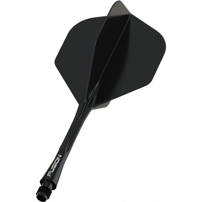 Winmau Fusion #2 Solid Black Medium