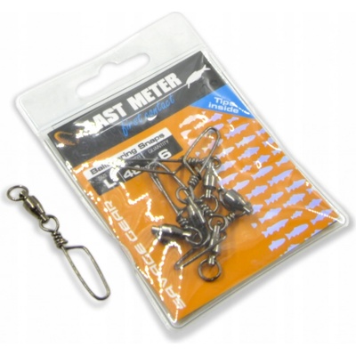 Savage Gear Karabínka s obratlíkom Ball Bearing Snapss veľ.4 48 kg