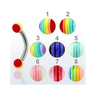 Šperky4U piercing do obočí OB01158-01