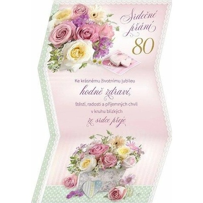 ARGUS Přání k 80. narozeninám 15-7081c80 – Zbozi.Blesk.cz