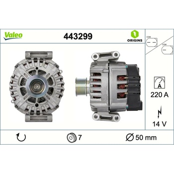 Alternátor VALEO 443299
