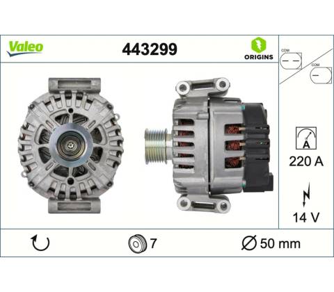 Alternátor VALEO 443299
