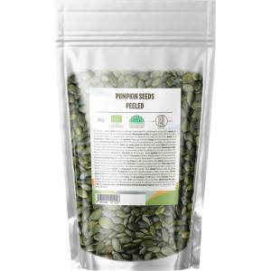 BrainMax Pure Pure® Pumpkin Seeds Peeled, органични тиквени семки, 250g