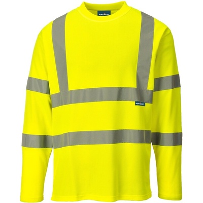 Portwest tričko S278 Hi-Vis dlouhý rukáv reflexní žltá M