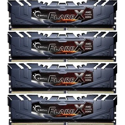 G.SKILL FlareX K4 64GB (4x16GB) DDR4 3200MHz F4-3200C14Q-64GFX