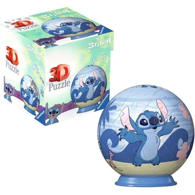 RAVENSBURGER 3D Puzzleball Disney: Stitch - Stitch 54 ks