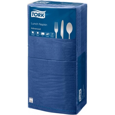 Tork obědový ubrousek modrý 2V sklad 1/4 1balení 250ks 18462 33x33cm