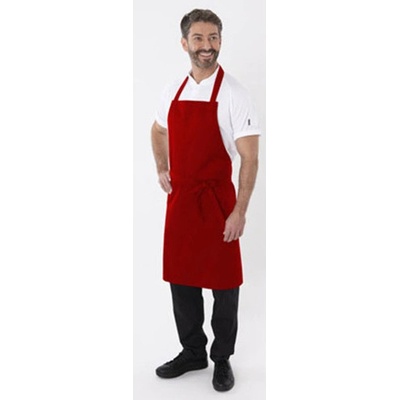 Dennys London Gastro zástěra DP10 Red 91x91cm