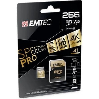 EMTEC microSDXC UHS-I U3 256GB ECMSDM256GXC10SP