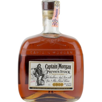 Captain Morgan Private Stock Tmavý rum 40% 1 l (čistá fľaša)