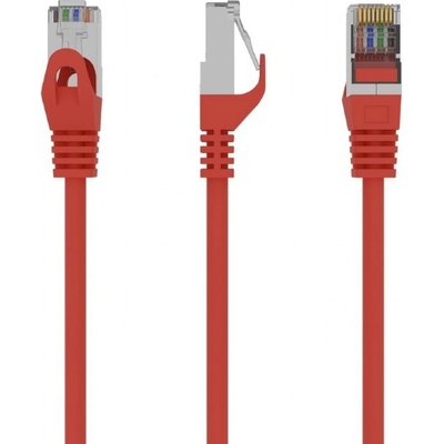 Gembird PP6-0.5M/R Patch, RJ45 , cat. 6, FTP, 0,5m, červený