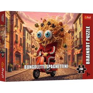Trefl - Puzzle BrainRots: Bungoletti Spaghettini - 200 piese