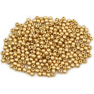 Glass beads, s.r.o. Mačkané kulaté korálky - 3 mm 01710 Balení: 60ks