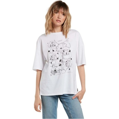 VOLCOM tričko - Briand Fa Ss White